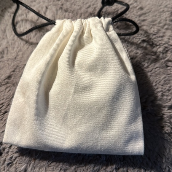 Silver Coach Post Earrings - Dangling “C” - pretty and petite - new/ gift bag - Picture 7 of 7